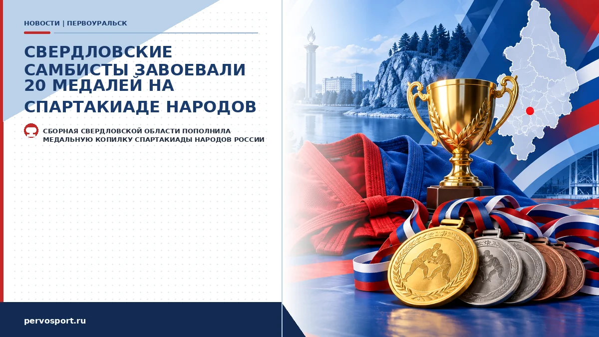 Свердловские самбисты завоевали 20 медалей на Спартакиаде народов России