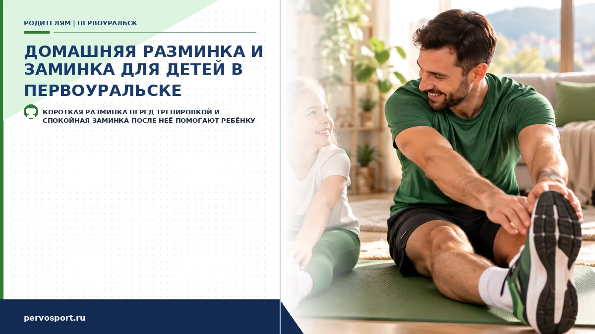 Разминка и заминка дома: безопасная привычка для детей